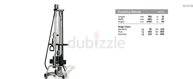 Technogym Selection Ercolina Rehab (M959) – Commercial Cable Tower