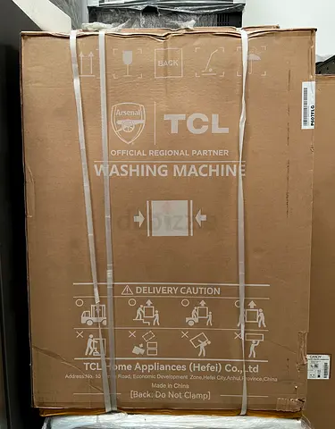 New TCL Washing Machine 7-Kg Front Load Washer with LED Display P607FLG with Box