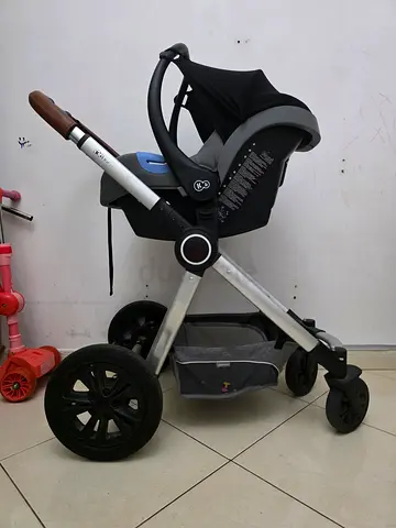 Baby stroller cum Car seat, baby bed and baby carrying Bag