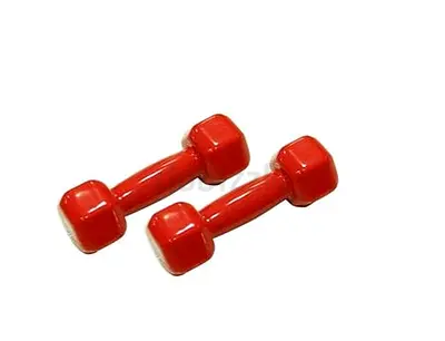 Hex Vinyl Dipping Dumbbell Db2121 Red 7Kg*2