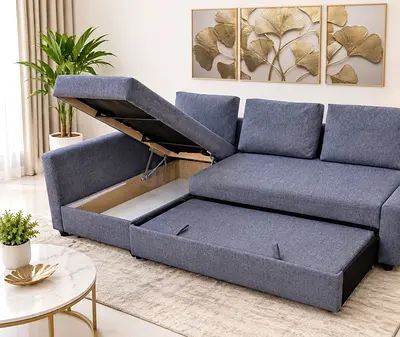 Modern Pull-Out Sofa Bed
Enjoy everyday comfort with a stylish sofa that quickly converts into a spa