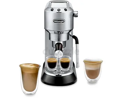 De'Longhi Espresso & Cappuccino Machine with Steam Wand - Silver