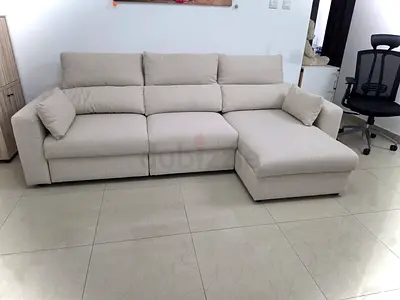 Perfect condition IKEA Eskilstuna l shape sofa bed like a new