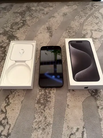 Apple iPhone 15 Pro 256GB Black Titanium | Mint Condition | Box Included