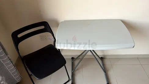 4 x Ikea foldable chairs + Foldable table
