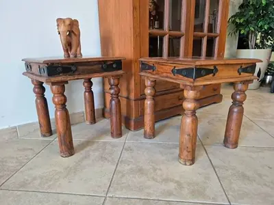 Wooden Marina Side tables