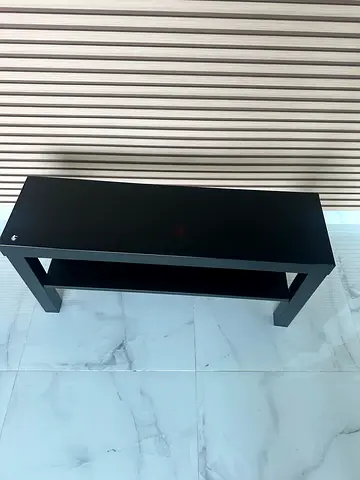IKEA Black wooden console table