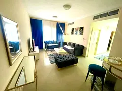 Room and hall / furnished with hotel furniture / balcony / far from excavations / first Altaawun / S