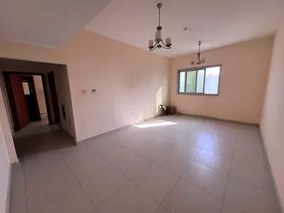 One-bedroom apartment for annual rent in Ajman Corniche, second row from the Corniche, with a sea view and ample space.