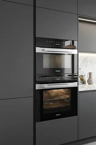 Miele Series 7 Built-In Oven & Microwave Set – Brand New | H7264M & M7240B