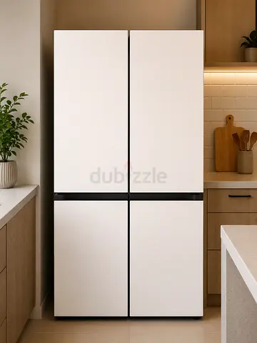 Free delivery Samsung french style 4-Door Modern Refrigerator - Excellent Condition