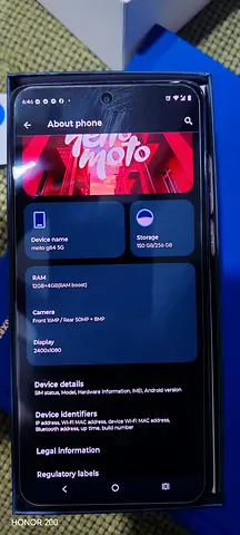 Motorola g84 ram 12 storage 256