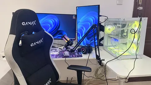 PC with Gaming Setup