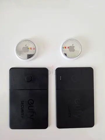 2x Apple AirTag + 2x eufy Security SmartTrack Card