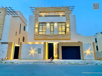 فيلا مثالية بتشطيب فاخرللبيع  بالقرب من شارع الشيخ محمد بن زايد مباشره 5 غرف ماستر شامل رسوم الماء والكهرباء والمكيفات