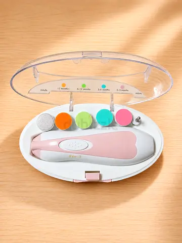 Electric Baby Nail Trimmer Set with Storage Case