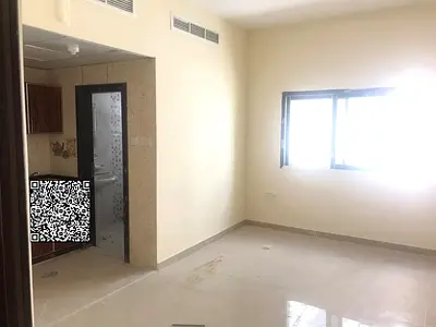 Luxury and affordable spacious studio for annual rent in Al Rashidiya 2, near Falcon Towers. Separate kitchen, central A/C, prime location.