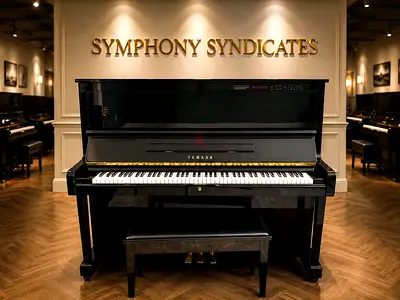 Yamaha Disklavier Upright Piano – Premium Acoustic Piano with Self-Playing Technology
