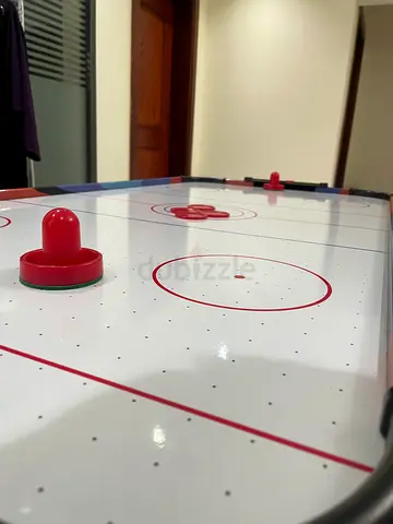 Small Air Hockey Table with Two Paddles and Pucks - Light Use