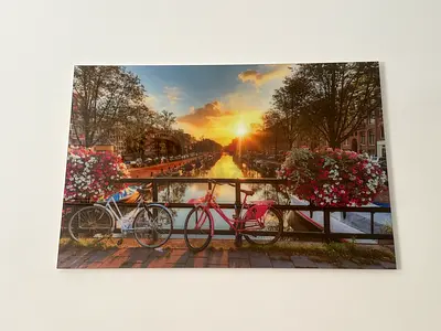 Scenic Canal Sunset Photography Print