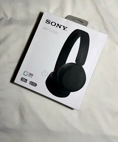 Sony WH-CH520 Wireless Bluetooth On Ear With Mic For Phone Call Black