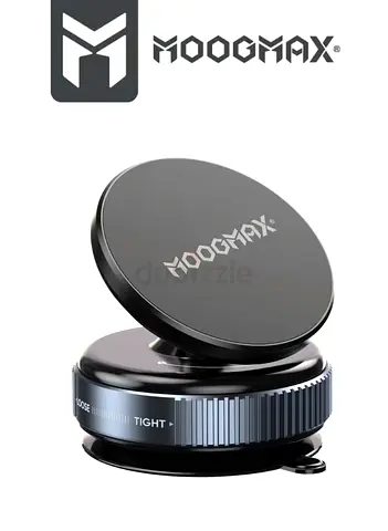 MOOGMAX Magnetic Car Phone Holder with Vacuum Suction, Strong Adsorption