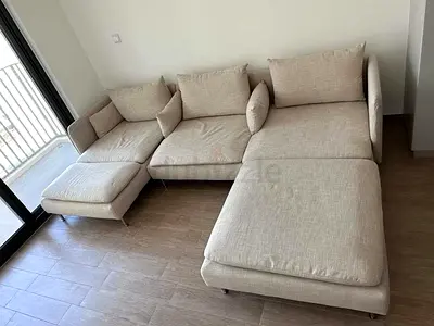 Same like new Condition IKEA Sodhremn L Shape Sofa Beige