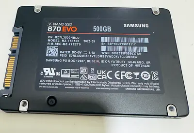 Samsung 870 EVO 500GB SATA SSD