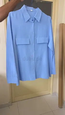 Women's button-up long sleeves shirt (Free Size) XXL