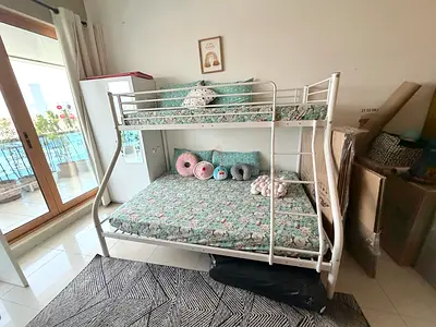Metal Bunk Bed with 2 matress
