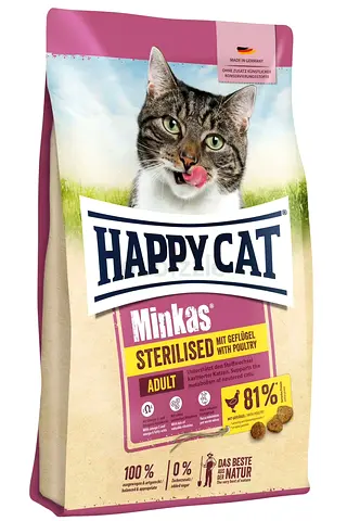 HAPPY CAT - Minkas Sterilized Adult Cat Food