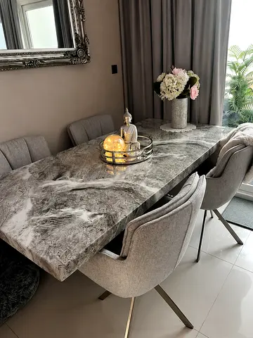 Marble table hardly used like new