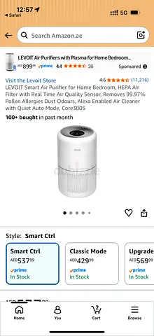 Levoit Core 300S Smart WiFi Air Purifier