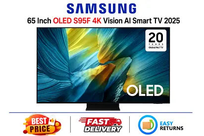 Samsung 65 Inch OLED AI Smart TV - Original Box, All Accessories - FREE DELIVERY, WARRANTY