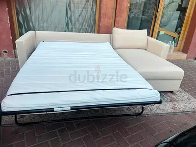 Ikea vimle L shape sofa bed with mattress