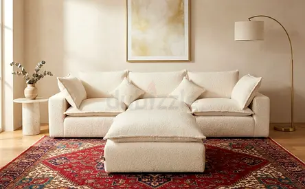 High Quality Feather Filled Living Sofa