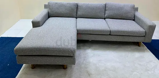 Like new condition west elm eddy lshape sofa