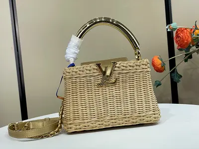 Louis Vuitton Capucines Women's Woven Bag