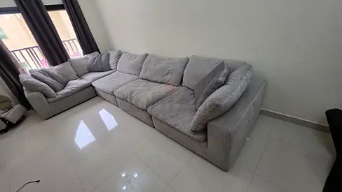 Selling brand new condition Pan Emirates Pianca corner feather filled sofa