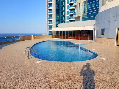 Live your dream at Ajman Corniche Tower! A 3-bedroom apartment with a living room, stunning sea views, gym, swimming pool, and 24/7 security. Only AED
