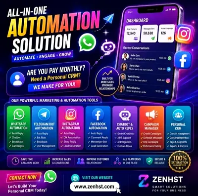 Business Automation Solutions | WhatsApp Automation | AI Chatbot | Personal CRM