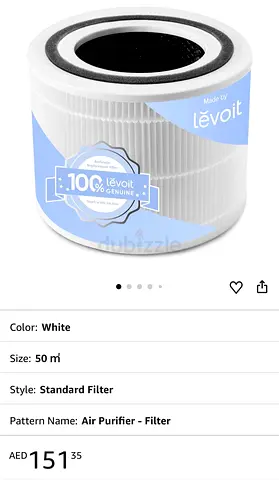 LEVOIT Replacement Air Filter for Core 300S and Core 300 Air Purifier, HEPA Filter, High Efficiency