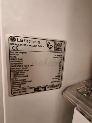 LG Refrigerator / Freezer (used) - Good Working Condition