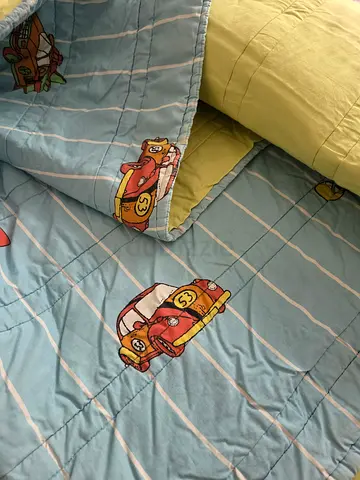 Comforter (Single Bed) for kids room🧸🚘🚗 Bed Cover 🛌