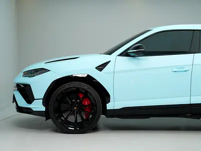 WARRANTY 2 years | Light Blue exterior | 2024 Lamborghini Urus S-3