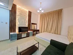 Furnished studio apartment for monthly rent in Al Majaz 3, near the Corniche in Sharjah