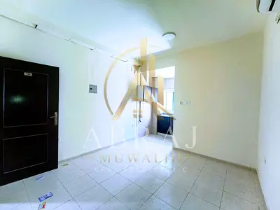 Lavish studio with separate kitchen in front of park building with AC for family only