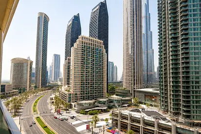 partial Burj Khalifa-Upgraded -Furnished
