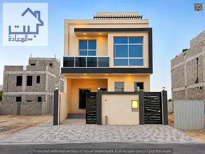 Brand new villa for rent in Al Zahia – Ajman | 5 master bedrooms + roof