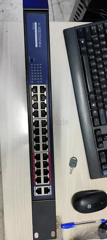 Videoteknika 24-Port Managed POE Network Switch
